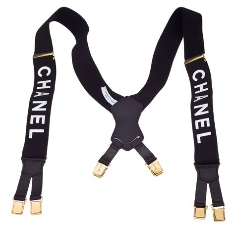 fake chanel waist belt|faux chanel suspenders.